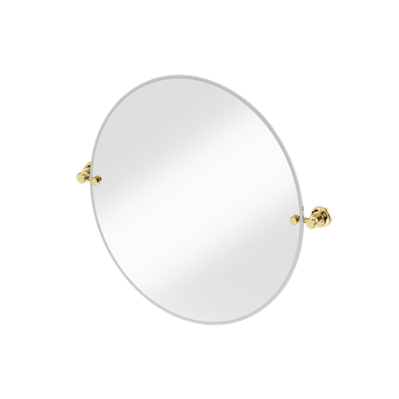 Round Mirror with Fixings