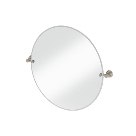 Round Mirror with Fixings