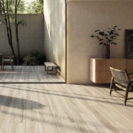 Towerhouse Taupe Matt Porcelain Wood Tile 1510x240mm