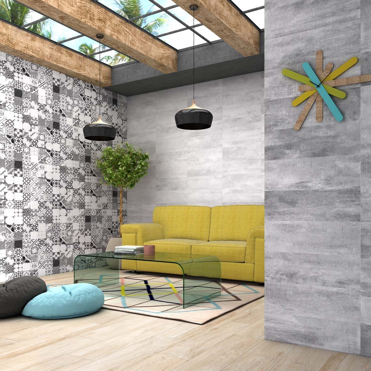 Keywood Blanco Ceramic Tile 200x500mm