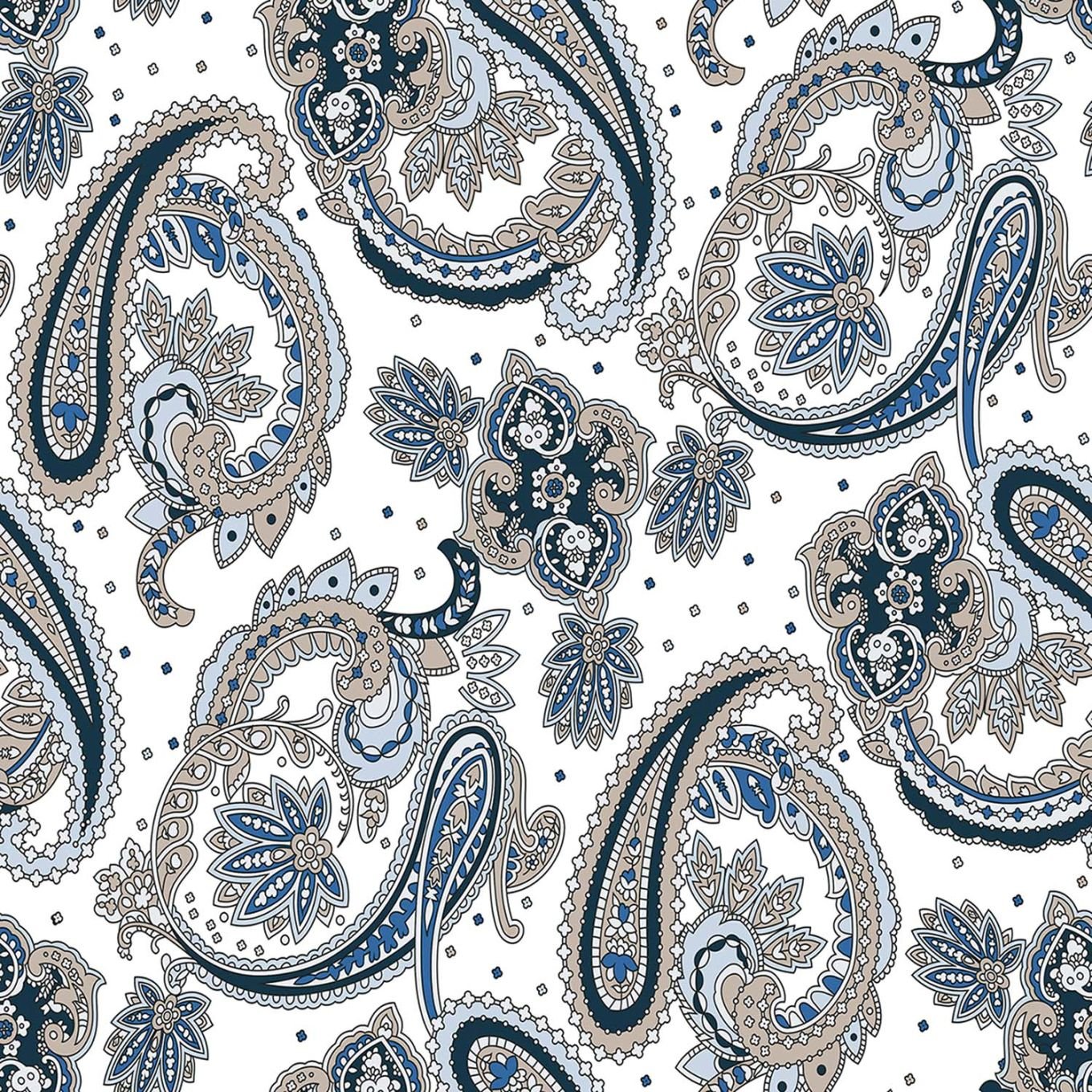 Clyde Paisley Amber Matt Porcelain Tile 250x250mm