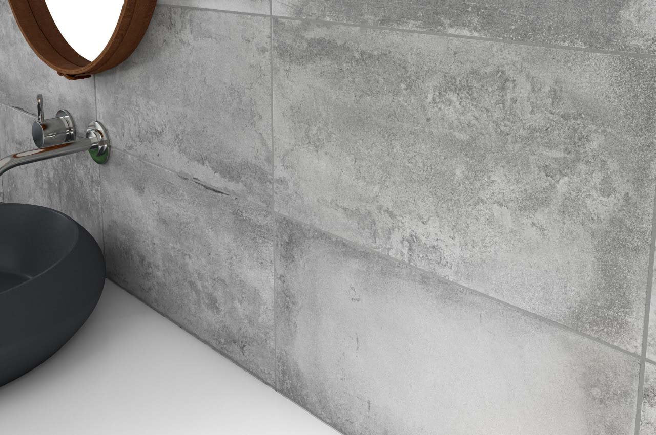 Fabrika Beton Concrete Plain Ceramic Tile 250x750mm