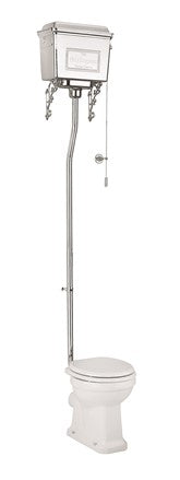 Standard High Level WC with Lever Metallic Cistern