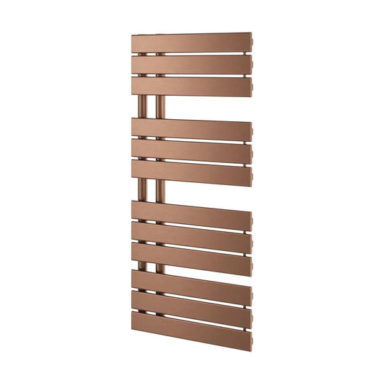 Tarvos Brushed Bronze Heated Towel Rail 1080x550mm