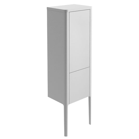 Stonehouse Matt White Floor Standing Tall Storage Cabinet