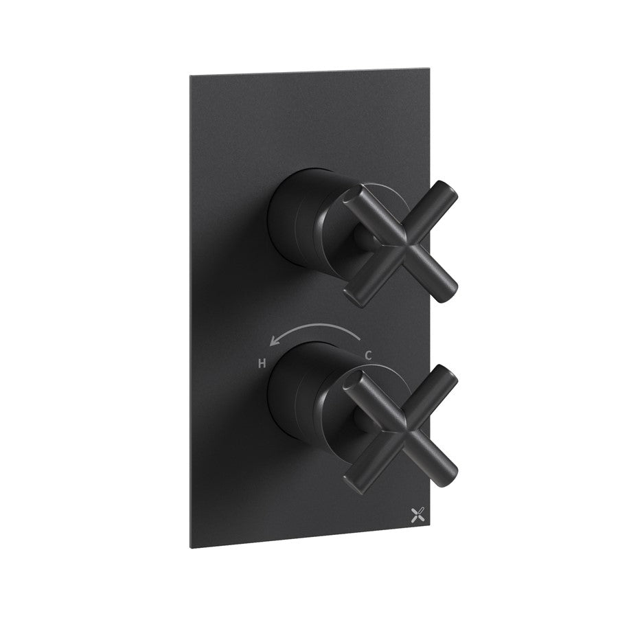 MPRO Crosshead 2 Outlet 2 Handle Shower Valve