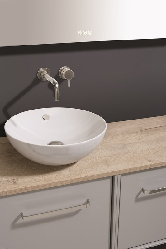 Castellon Carrara Marble/White PLUS Basin