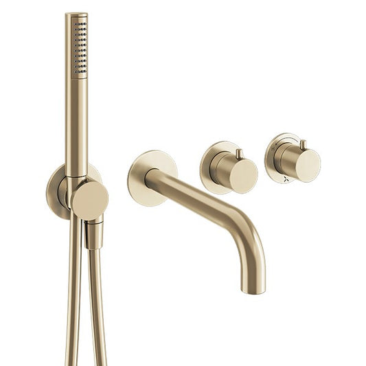 MPRO Module 2 Outlet 2 Handle Shower Valve, Bath Spout & Handset