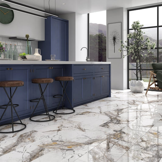 Fabulosa™ Marble Gloss Porcelain Tile 600x600mm