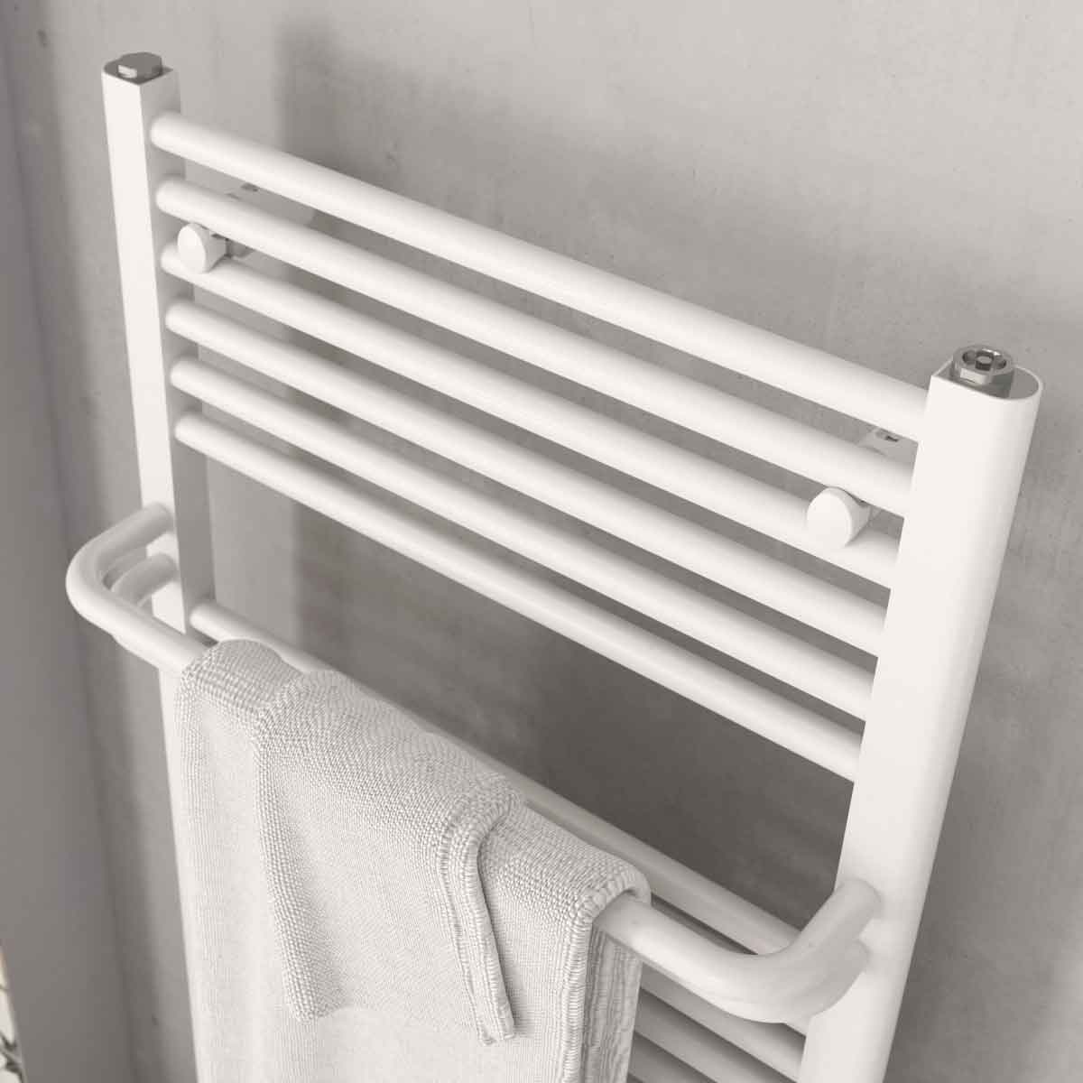 Pico White Heated Towel Rail 1400x550mm