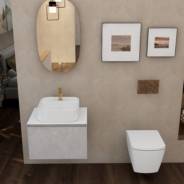 Ravine 600 Single drawer cabinet in Slate