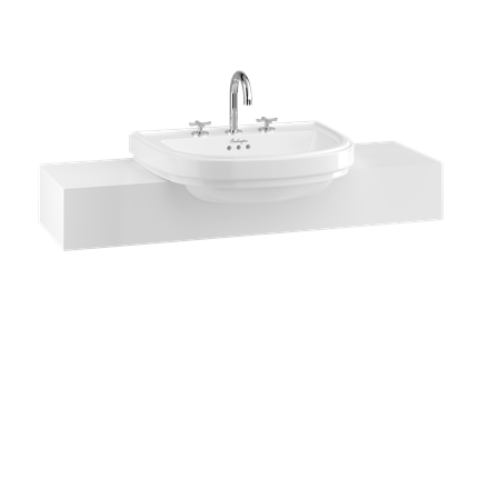 Riviera 580mm Semi Inset Basin
