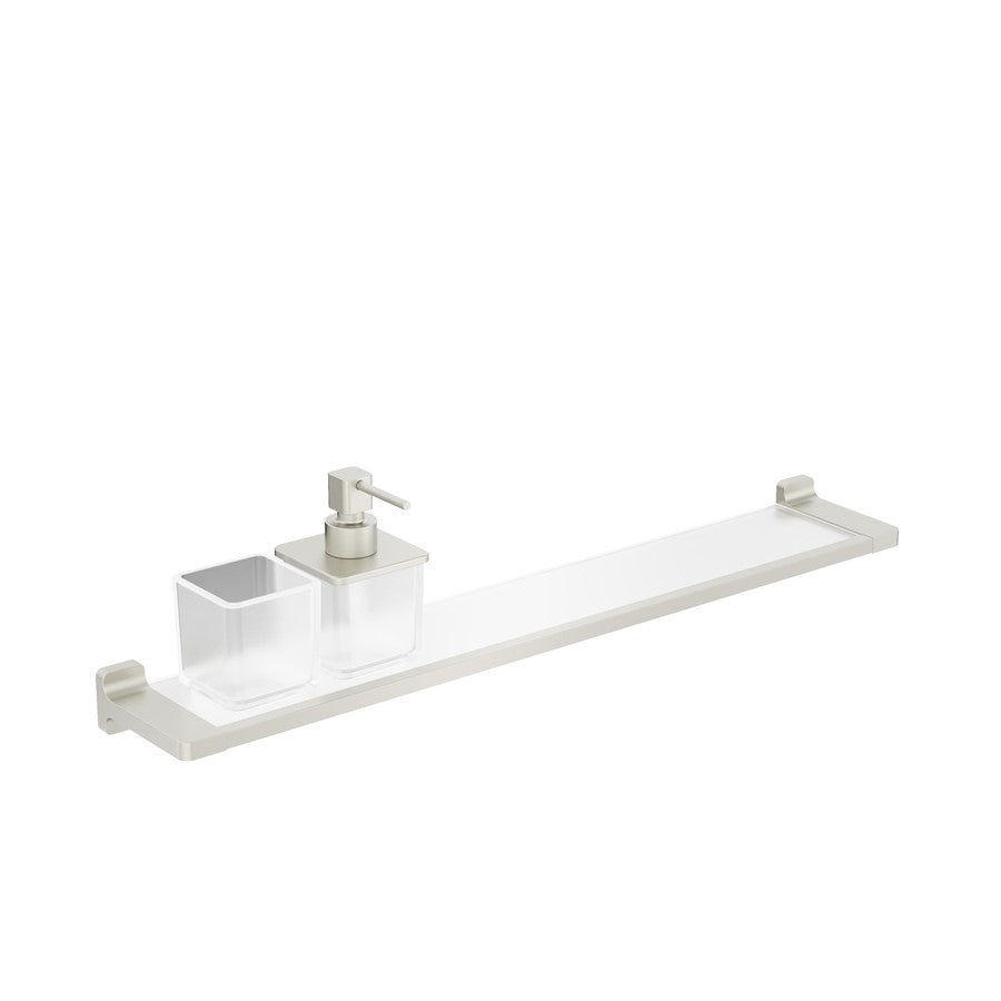 Rotar Shelf 600mm with Soap Dispenser & Tumbler Holder