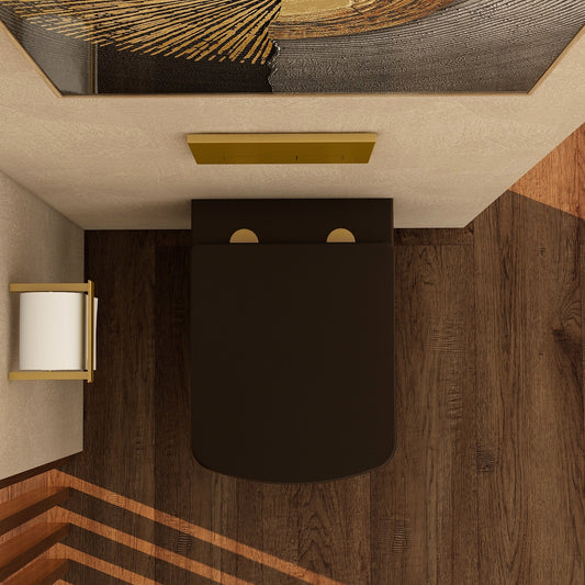 Brushed Brass Seat Fixings (for Ravin S10160SCQR/S10160SCQRBL)