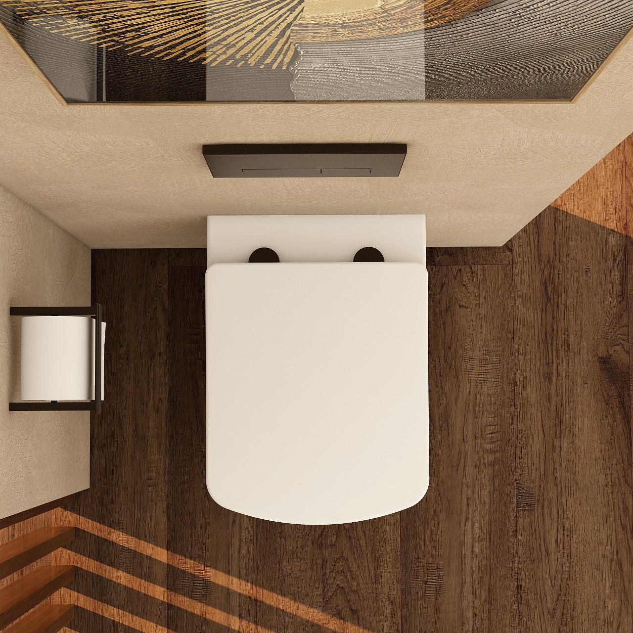 Matt Black Seat Fixings (for Ravine S10160SCQR/S10160SCQRBL)