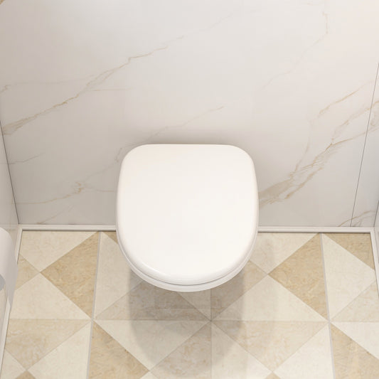 Soft close, duraplus seat (Bottom fix – not compatible with back to wall pan)