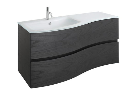 Svelte 1000 Unit & Ice White Glass Basin