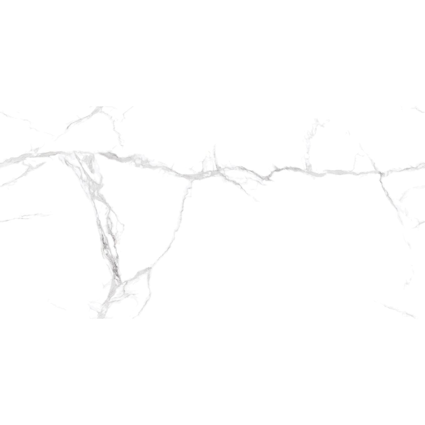 Kamino Statutario White Rocker Porcelain Marble Tile 1200x600mm