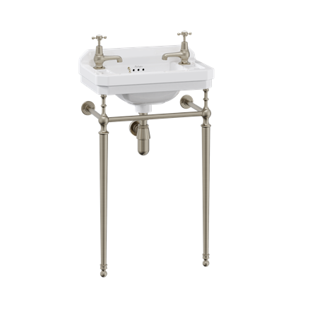 Edwardian 51cm Cloakroom Basin with Basin Stand