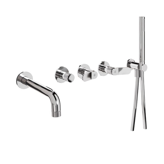 The Calix Bath Shower Mixer Wall Mounted