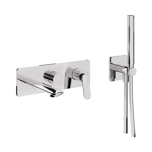The Huck Bath Shower Mixer Wall Mounted