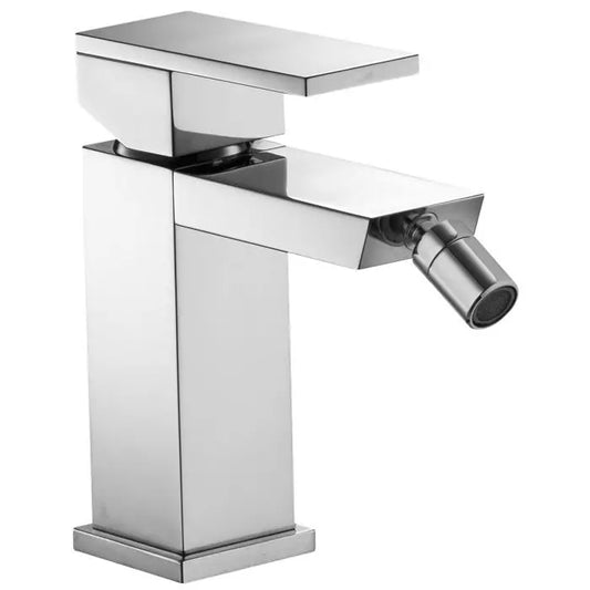 Imex Bloque Chrome Mono Bidet Mixer Tap With Clicker Waste