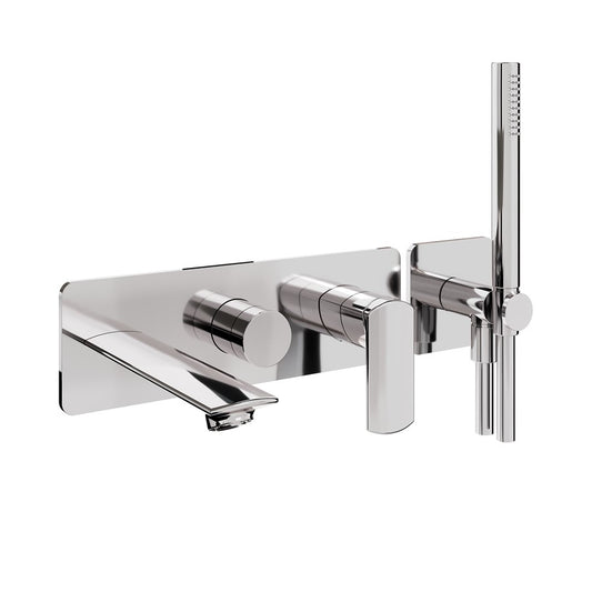 The Varda Bath Shower Mixer Tap Wall Mounted