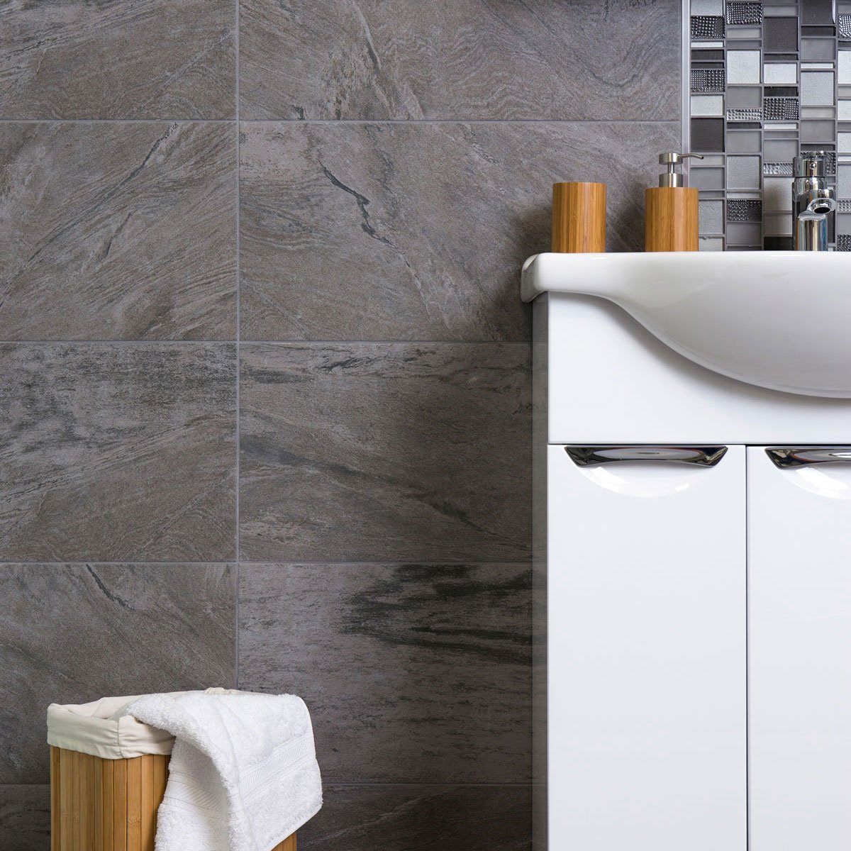 Brookfield Gris Porcelain Tile 300x600mm