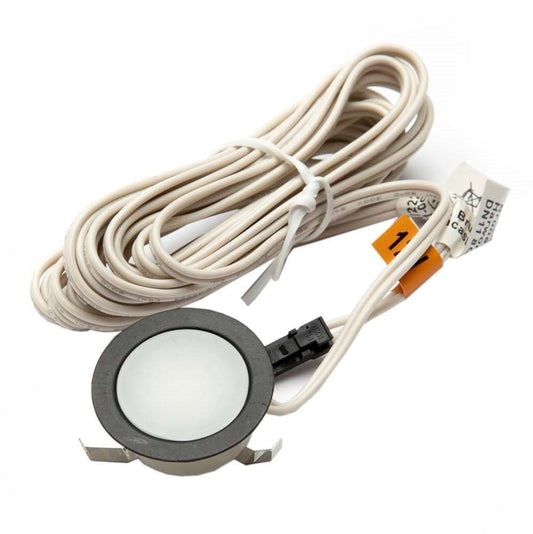 5 Light Round LED Black Plinth Kit