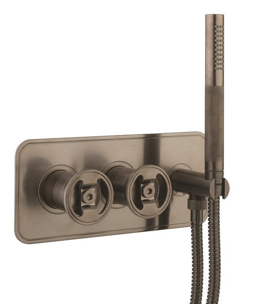 UNION 2 Outlet 2 Handle Concealed Thermostatic Shower Valve & Handset