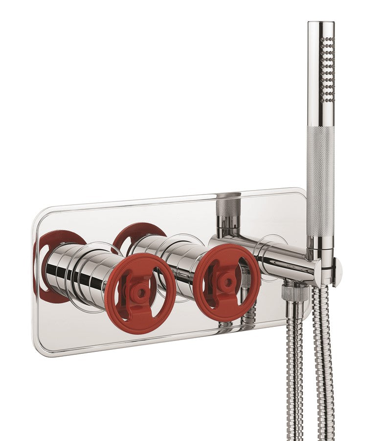 UNION 2 Outlet 2 Handle Concealed Thermostatic Shower Valve & Handset