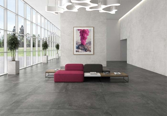 Gandi Concrete Perla Matt Porcelain Tile 600x600mm