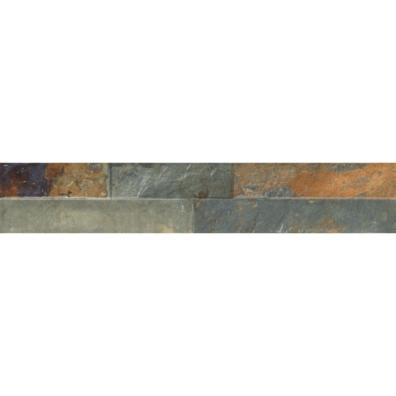 Odessa Rustic Brick Effect Porcelain Tile 80x442mm