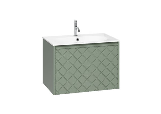 Vergo 700 Single Drawer Unit with Cast Mineral Marble Basin