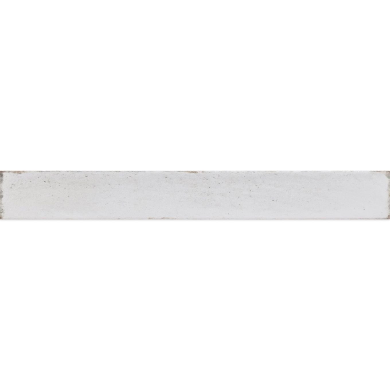 Capri White Gloss Ceramic Brick Tile 400x50mm