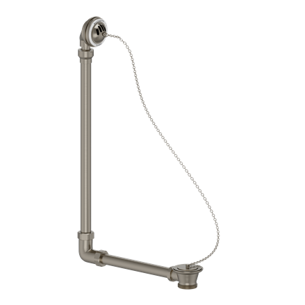 Exposed Bath Overflow, Plug & Chain