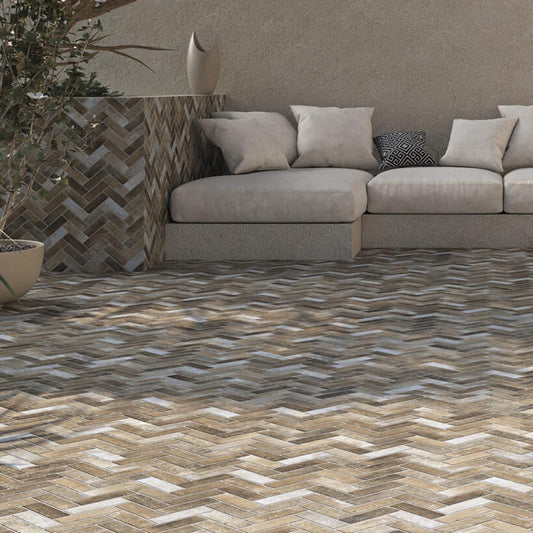 Sofia Matt Coto Herringbone Tile 600x400mm