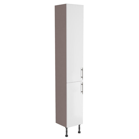 Surrey White Gloss Tall Fitted Furniture Storage Unit