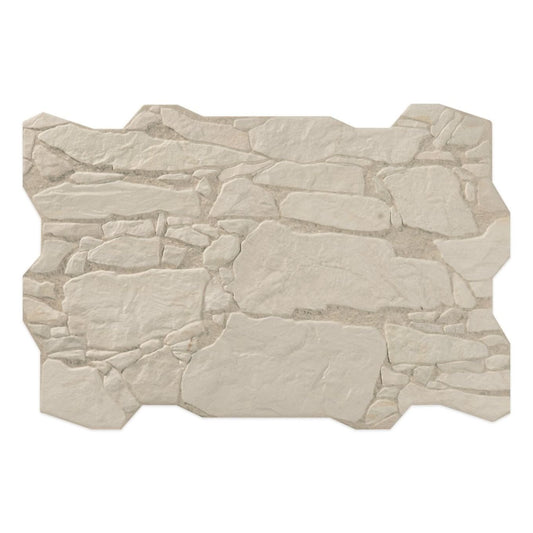 Mombasa Matt White Stone Wall Tile 600x400mm