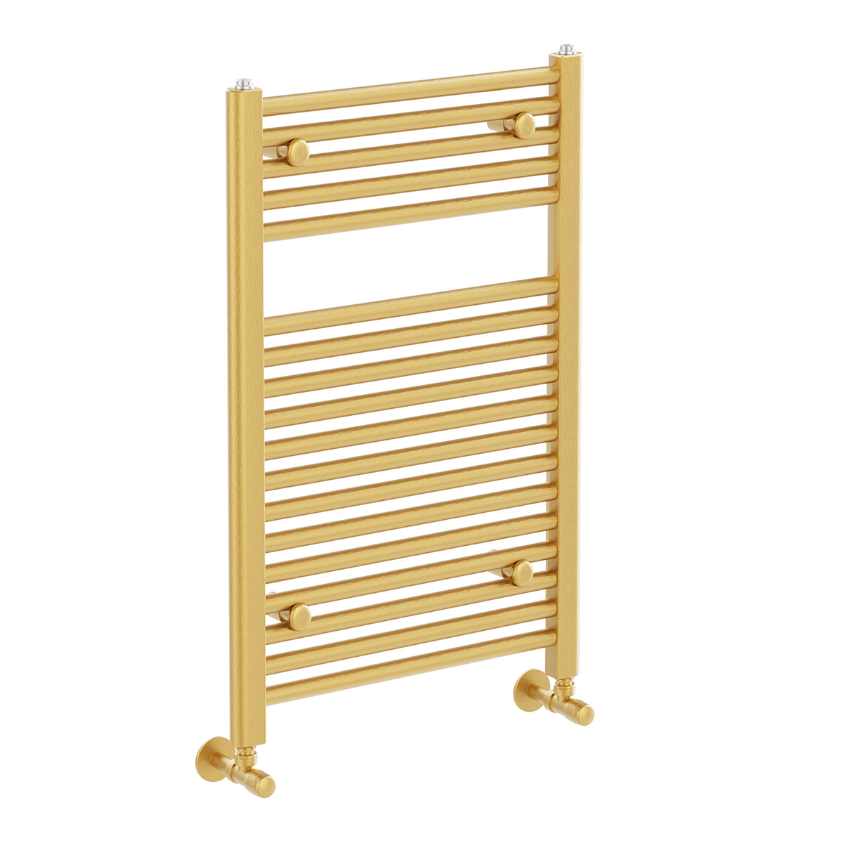 Neptune Brushed Gold Heated Towel Rail 770x600mm