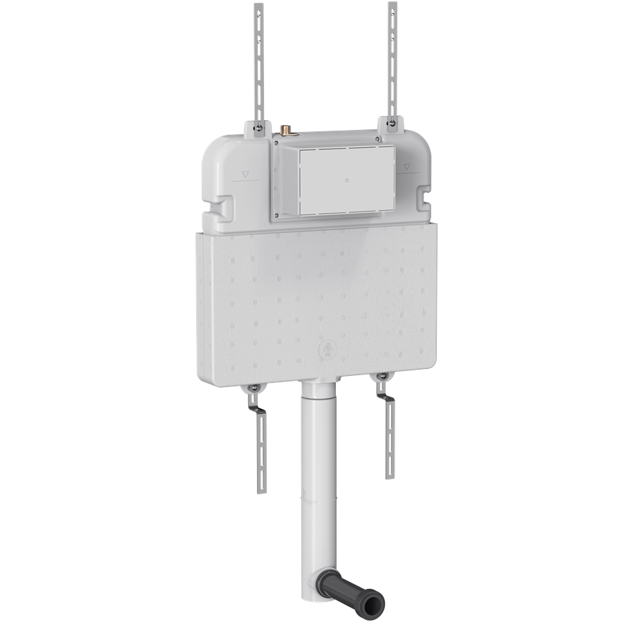 Slimline Dual Flush Concealed Cistern (with discharge pipe & installation kit)