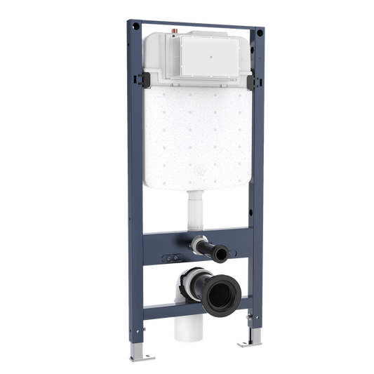 Slim Depth WC Support Frame 1.12M Height (with dual flush concealed cistern & installation kit)