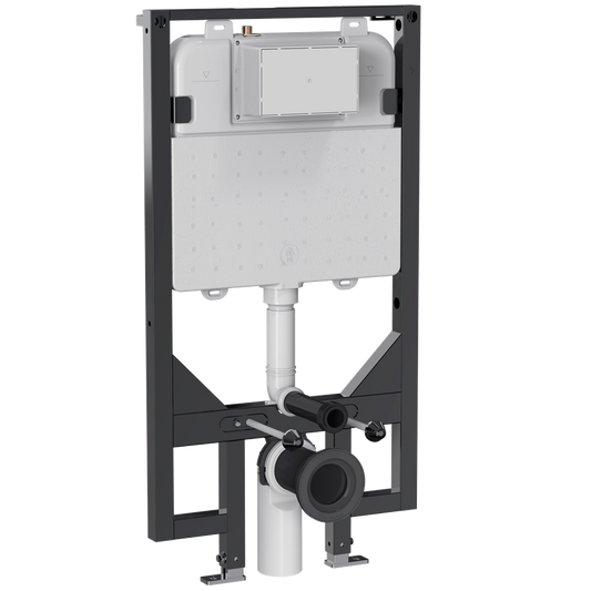 Slim Depth WC Support Frame 1.14M Height (with dual flush concealed cistern & installation kit)