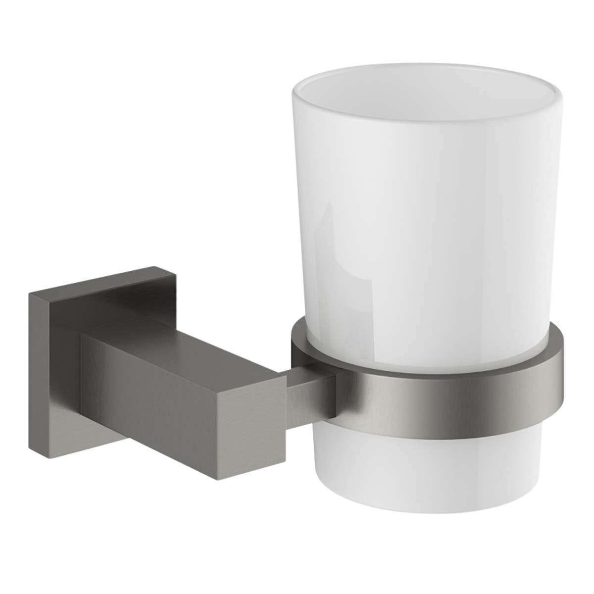 Quad Gunmetal Ceramic Tumbler Holder