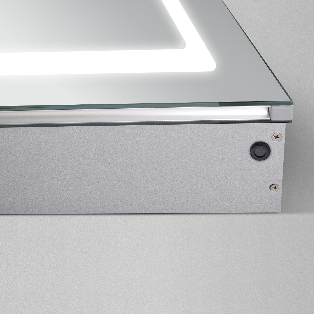 Lana LED Single Door Mirrored Wall Cabinet