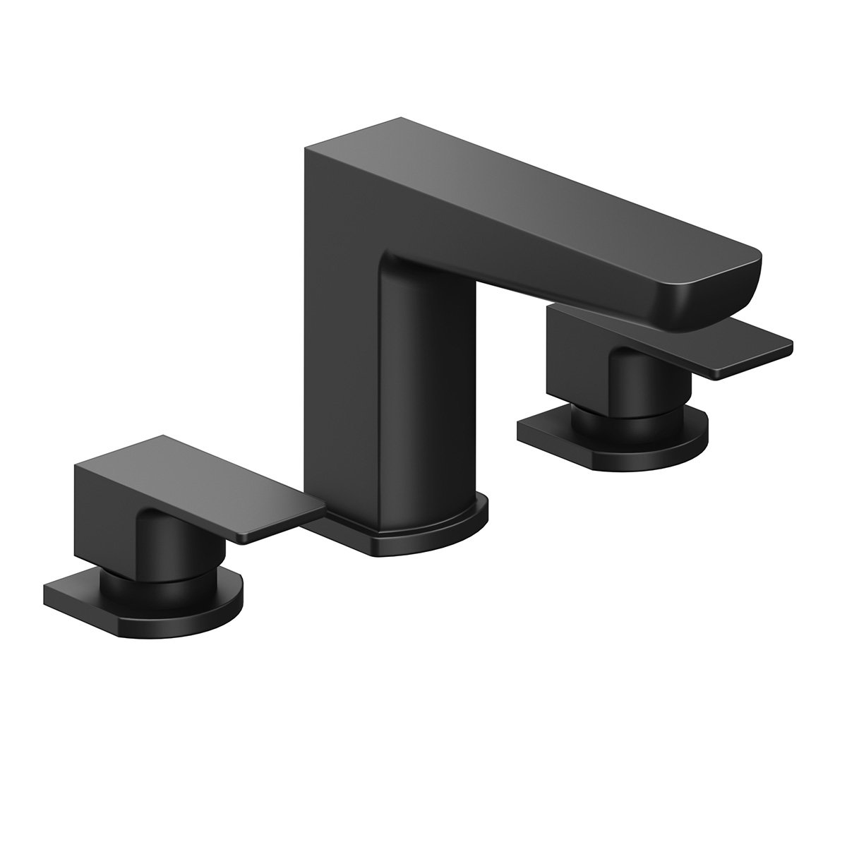 Zena Matt Black 3 Hole Deck Mounted Bath Filler Tap