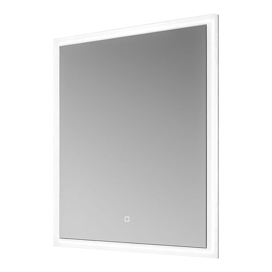 Accent LED Mirrored Wall Single Cabinet with Dual Lighting 600x700mm