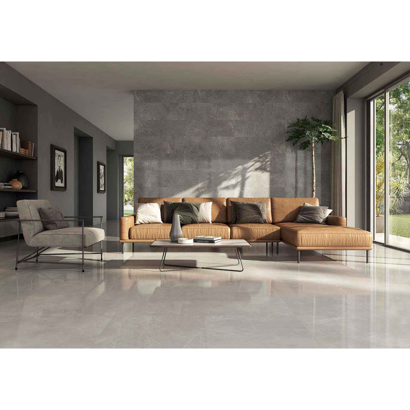 Sherpa Perla Gloss Porcelain Tile 800x800mm