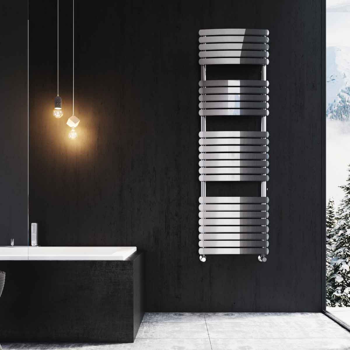 Eventon Chrome Heated Towel Rail 1600x500mm